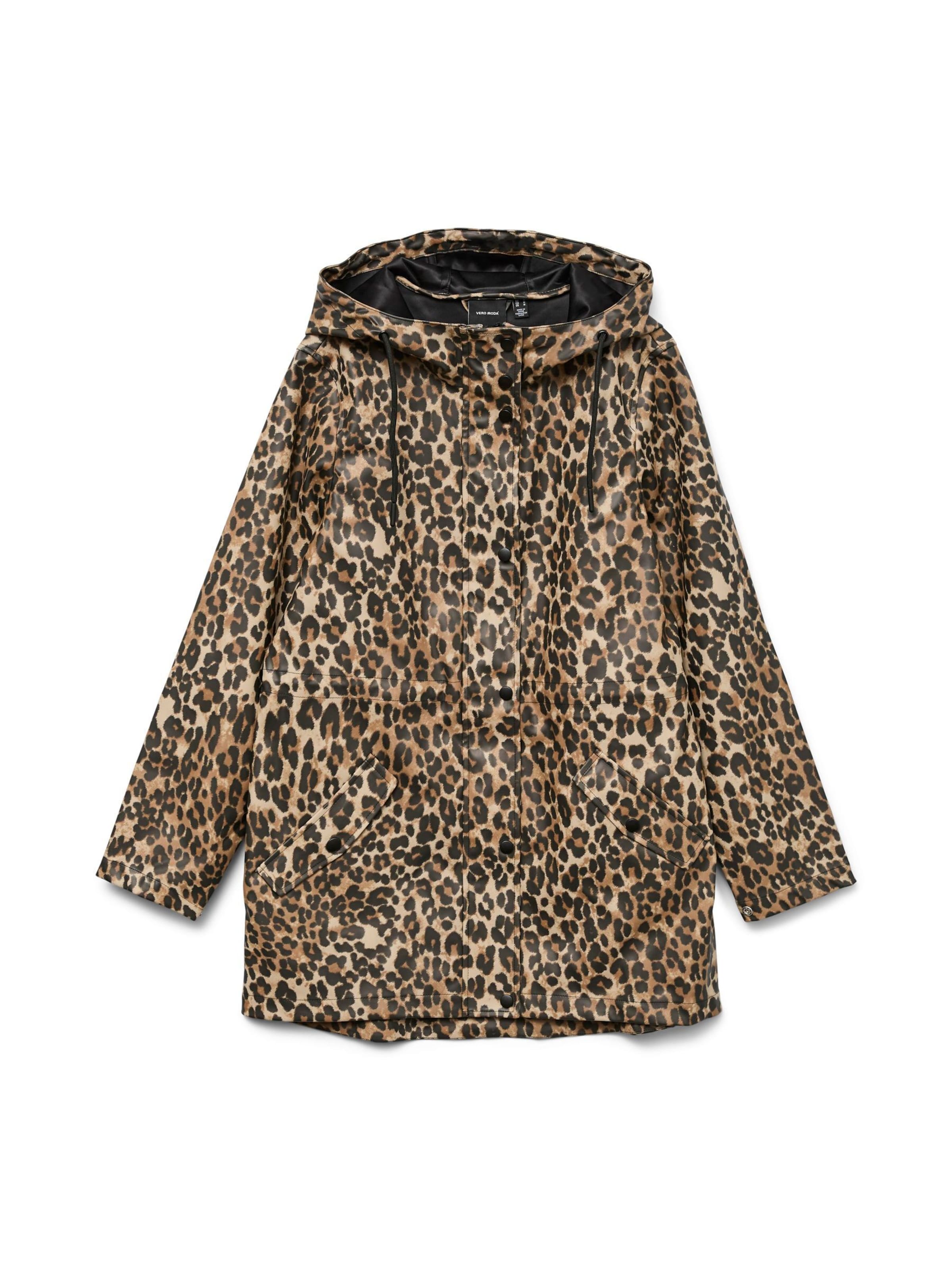 Vero Moda Curve Tussenjas in Beige: voorkant