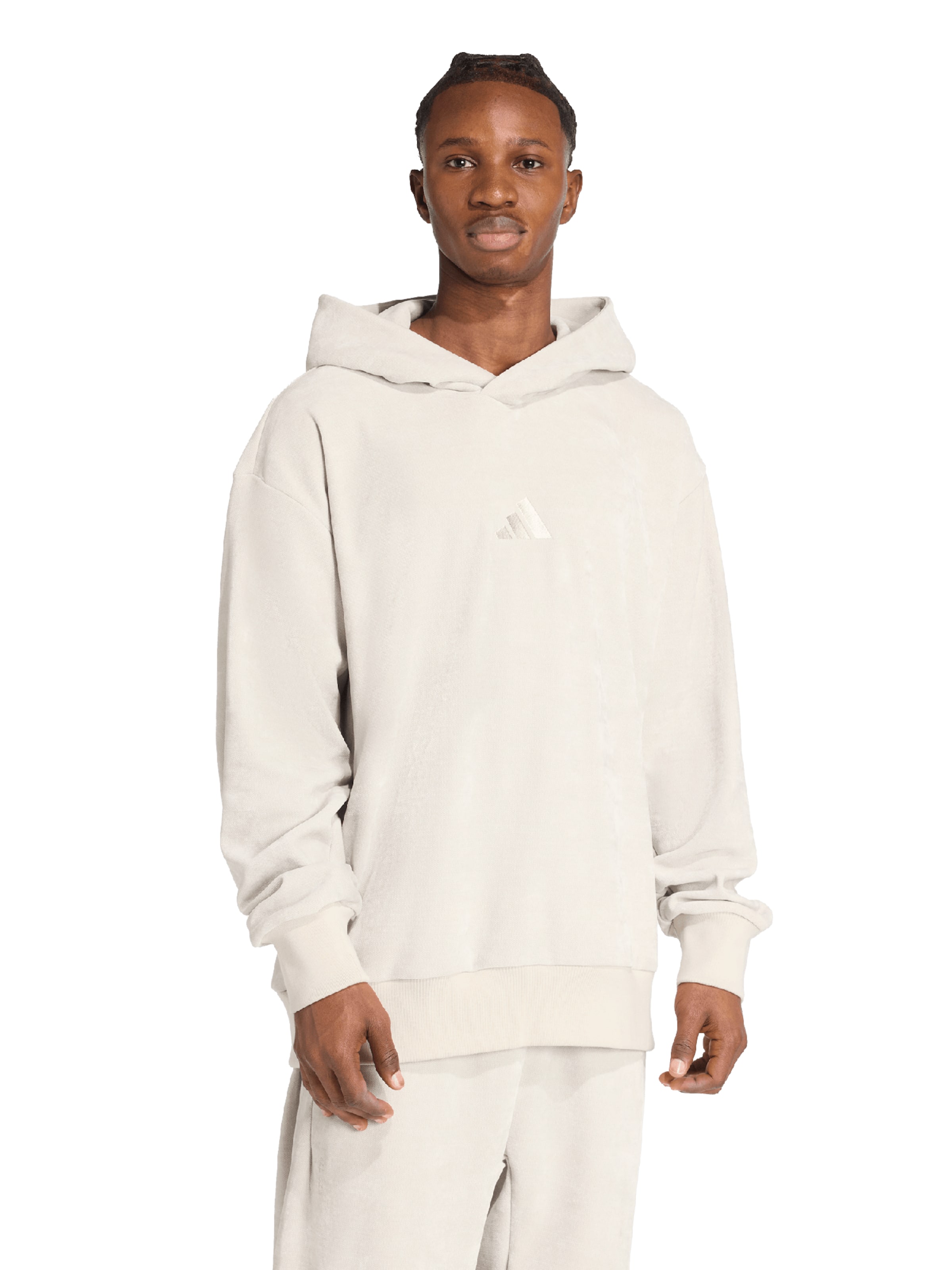 ADIDAS SPORTSWEAR Αθλητική μπλούζα φούτερ 'A SZN' σε μπεζ