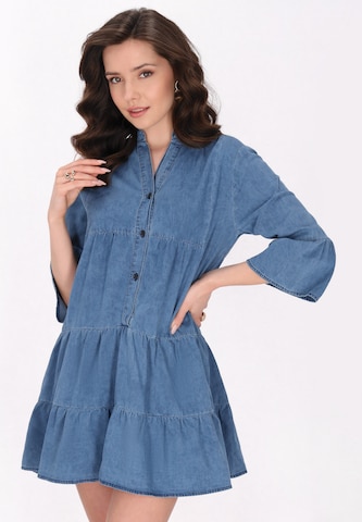 faina Jurk 'Fashion Look' in Blauw
