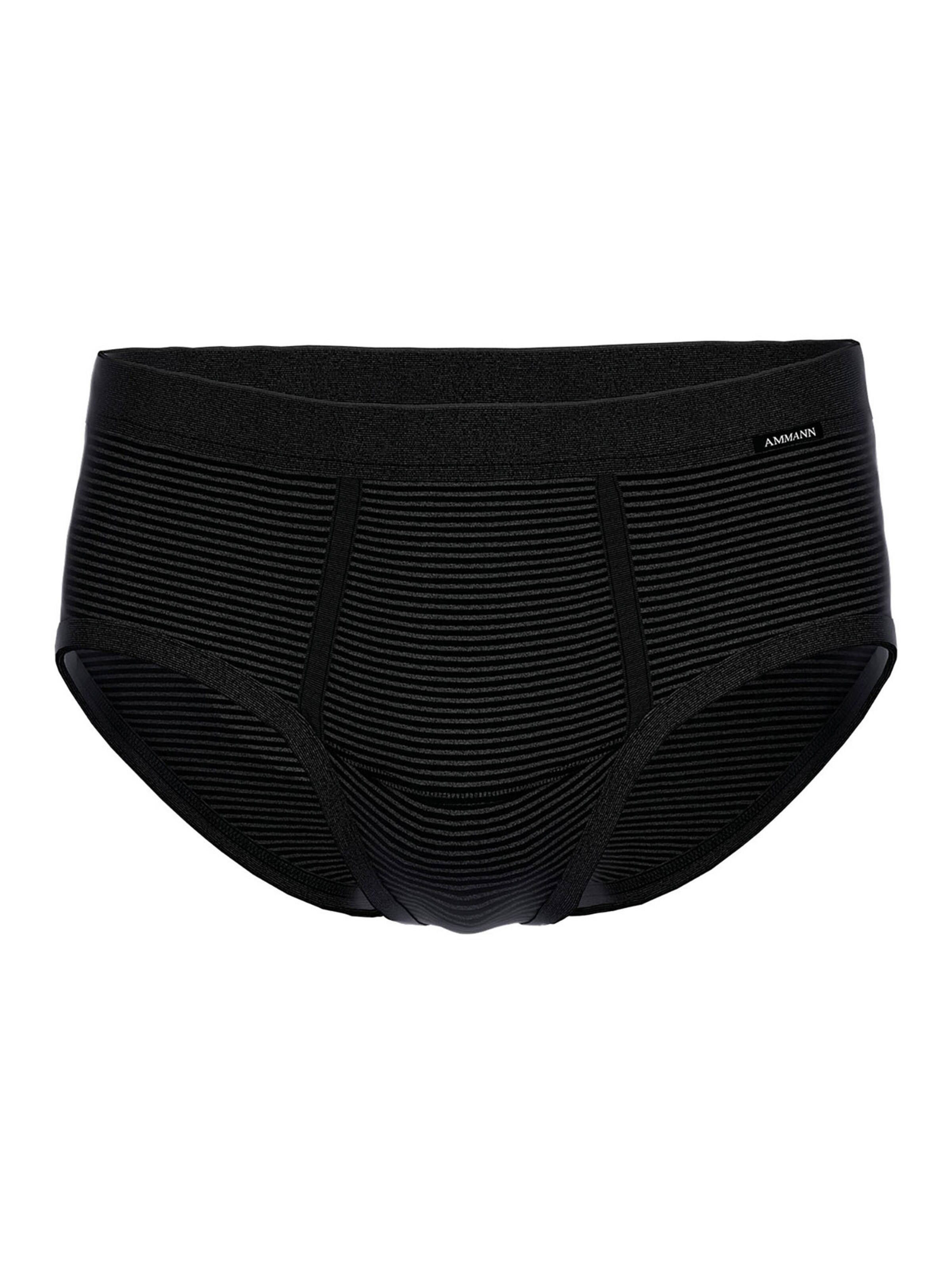 Ammann Panty 'Day Classic / Jeans Feinripp' in Grey: front