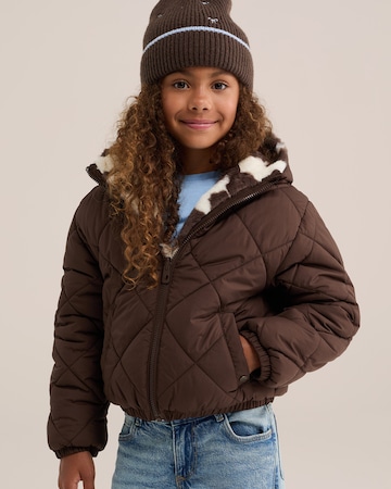 WE Fashion Winter Jacket in Beige