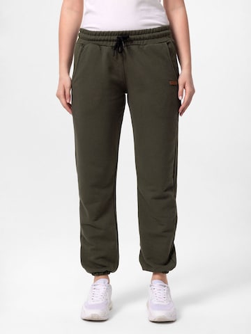 Cool Hill Tapered Trousers in Green: front