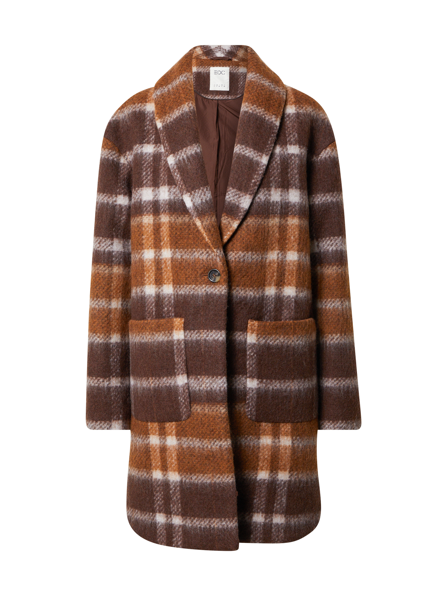 Donna PROMO EDC BY ESPRIT Cappotto di mezza stagione in Marrone, Marrone Scuro Donna PROMO EDC BY ESPRIT Cappotto di mezza stagione in Marrone, Marrone Scuro