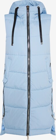 MYMO Vest in Blue: front