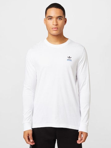 ADIDAS ORIGINALS Тениска 'Graphics Unite' в бяло: отпред