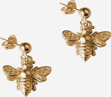 Gemshine Earrings 'Biene BEE' in Gold: front