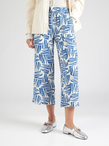 s.Oliver Wide leg Trousers in Blue: front