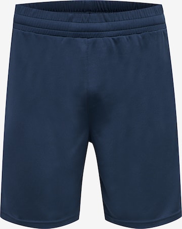 Hummel Regular Workout Pants 'TOPAZ' in Blue: front