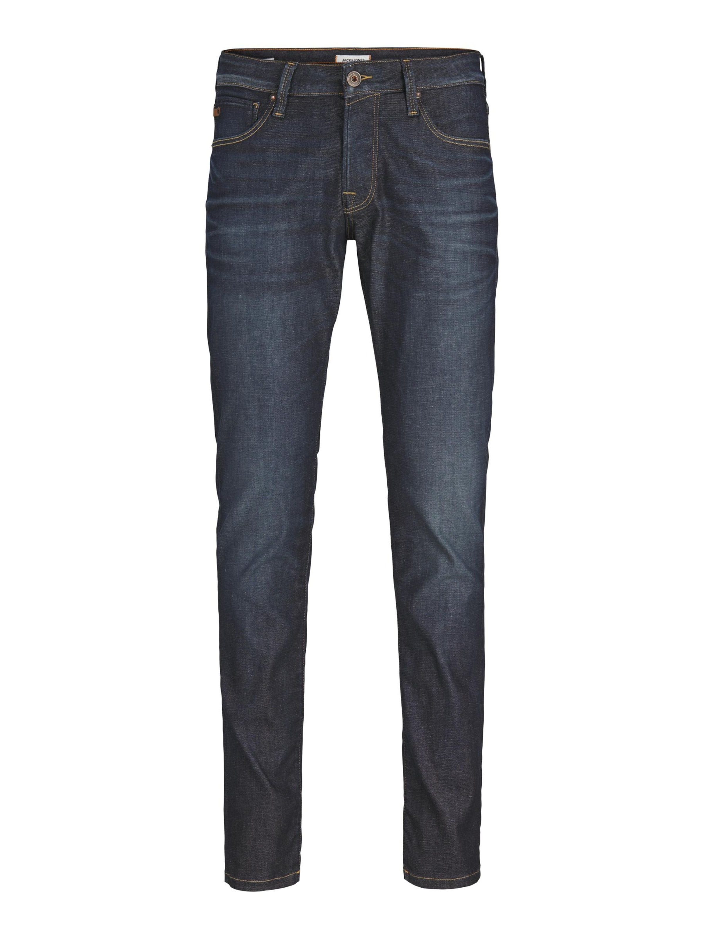 Coupe slim Jean 'JJIGlenn JJICON' JACK & JONES en bleu : devant