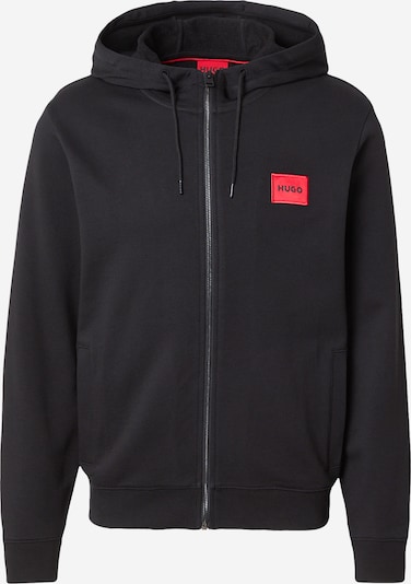 Džemperis 'Daple' iš HUGO, spalva – raudona / juoda, Prekių apžvalga