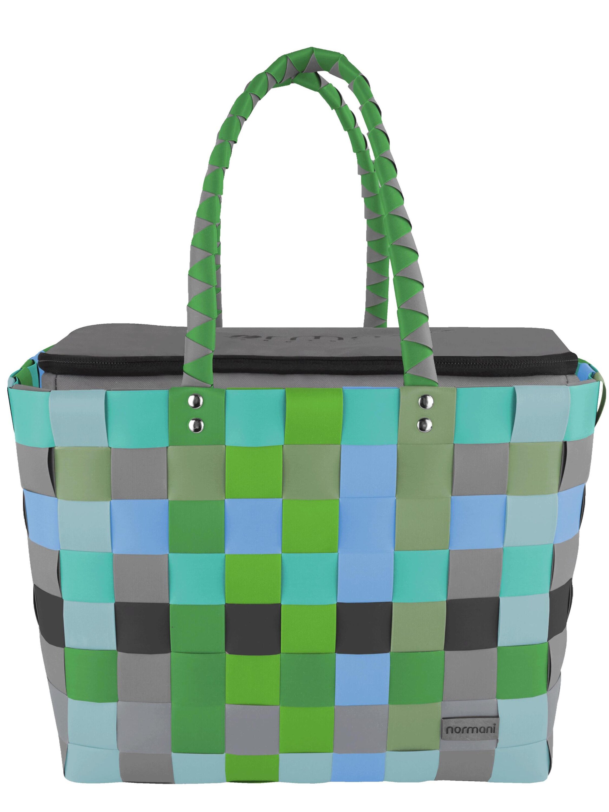 normani Shopper in Green: front