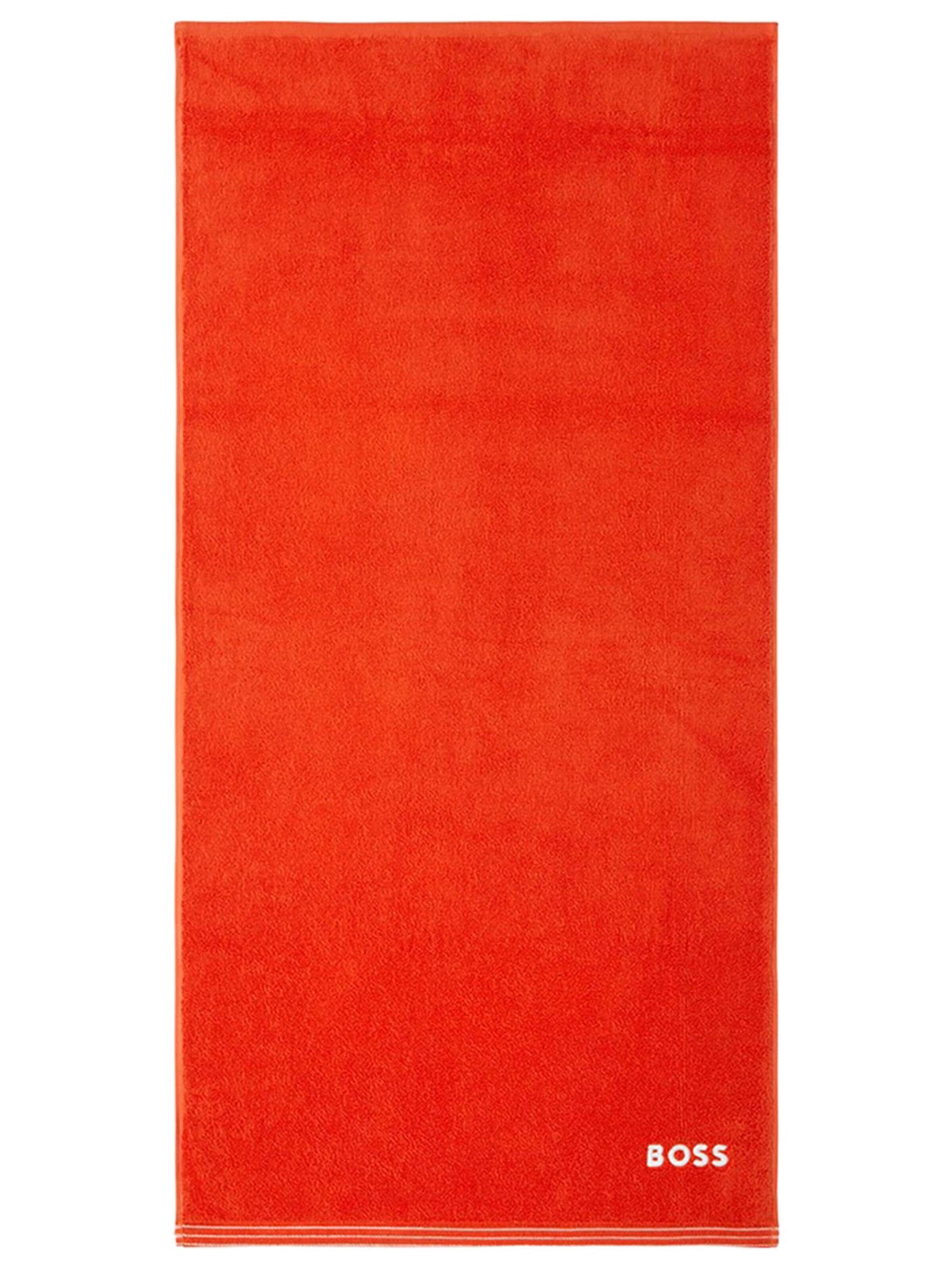 BOSS Home Towel 'EDGE' in Red: front