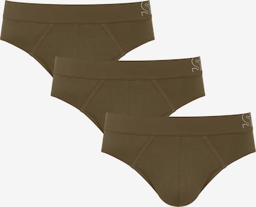 SLOGGI Slip 'Briefs' in Brown: front