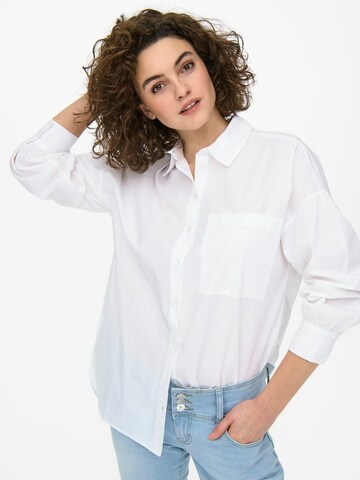 Camicia da donna 'Katy' di ONLY in bianco