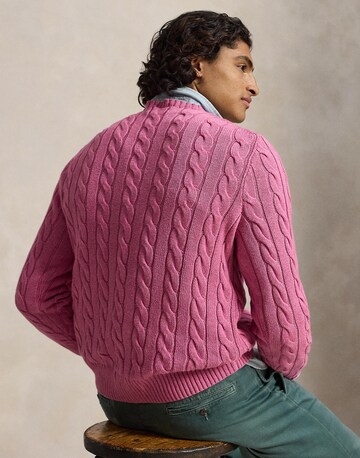 Polo Ralph Lauren Regular Fit Neulepaita 'DRIVER' värissä vaaleanpunainen