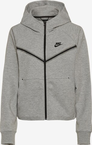 Nike Sportswear Sweatvest in Grijs: voorkant