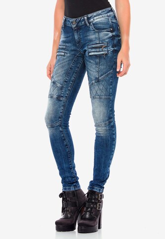 CIPO & BAXX Skinny Jeans 'Natty' in Blau