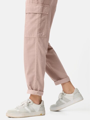 CAMEL ACTIVE Loosefit Cargo-Hose aus reiner Baumwolle in Pink