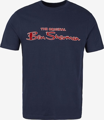 T-Shirt 'Signature' Ben Sherman en bleu : devant