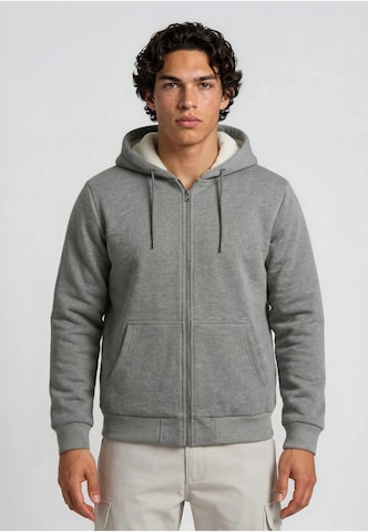 Brandit Sweatjacke in Grau: Vorderseite