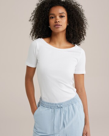 WE Fashion Shirt in White: front