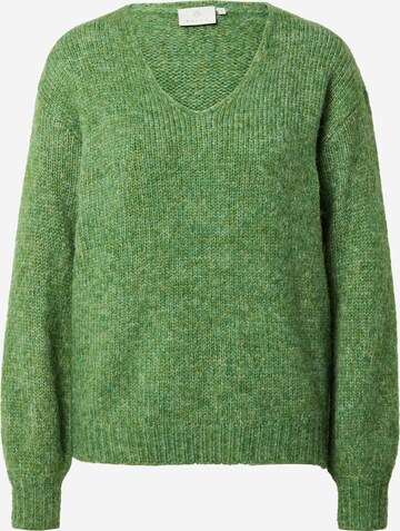 Pullover 'Sarla' di Kaffe in verde: frontale