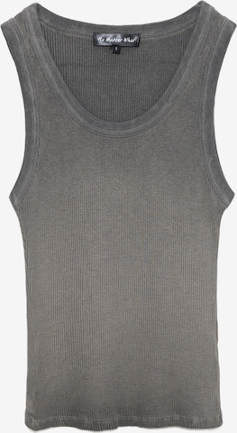 No Matter What Top in Grey: front