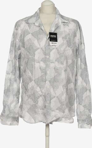 Desigual Button Up Shirt in XL in Grey: front