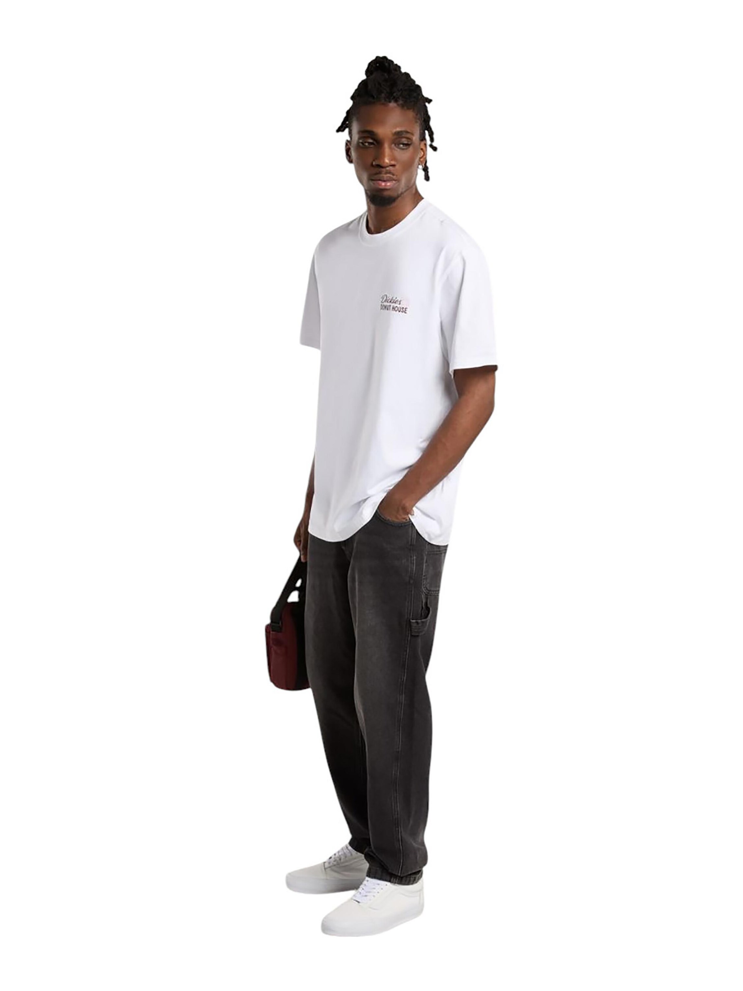 DICKIES - Camiseta 'Donut House' en blanco