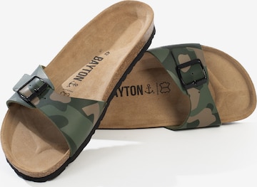 Bayton - Sapato aberto ' Zephyr ' em castanho