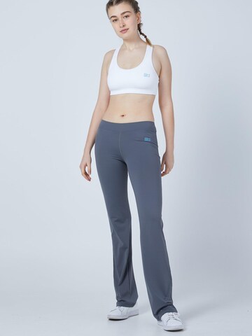 SPORTKIND Regular Workout Pants 'Jazzpants 34 Inch' in Grey: front