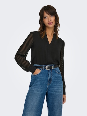 ONLY Bluse 'ONLMETTE' in Schwarz: Vorderseite