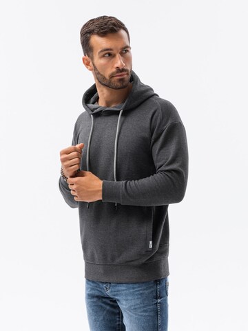 Sweat-shirt 'B1313' Ombre en gris