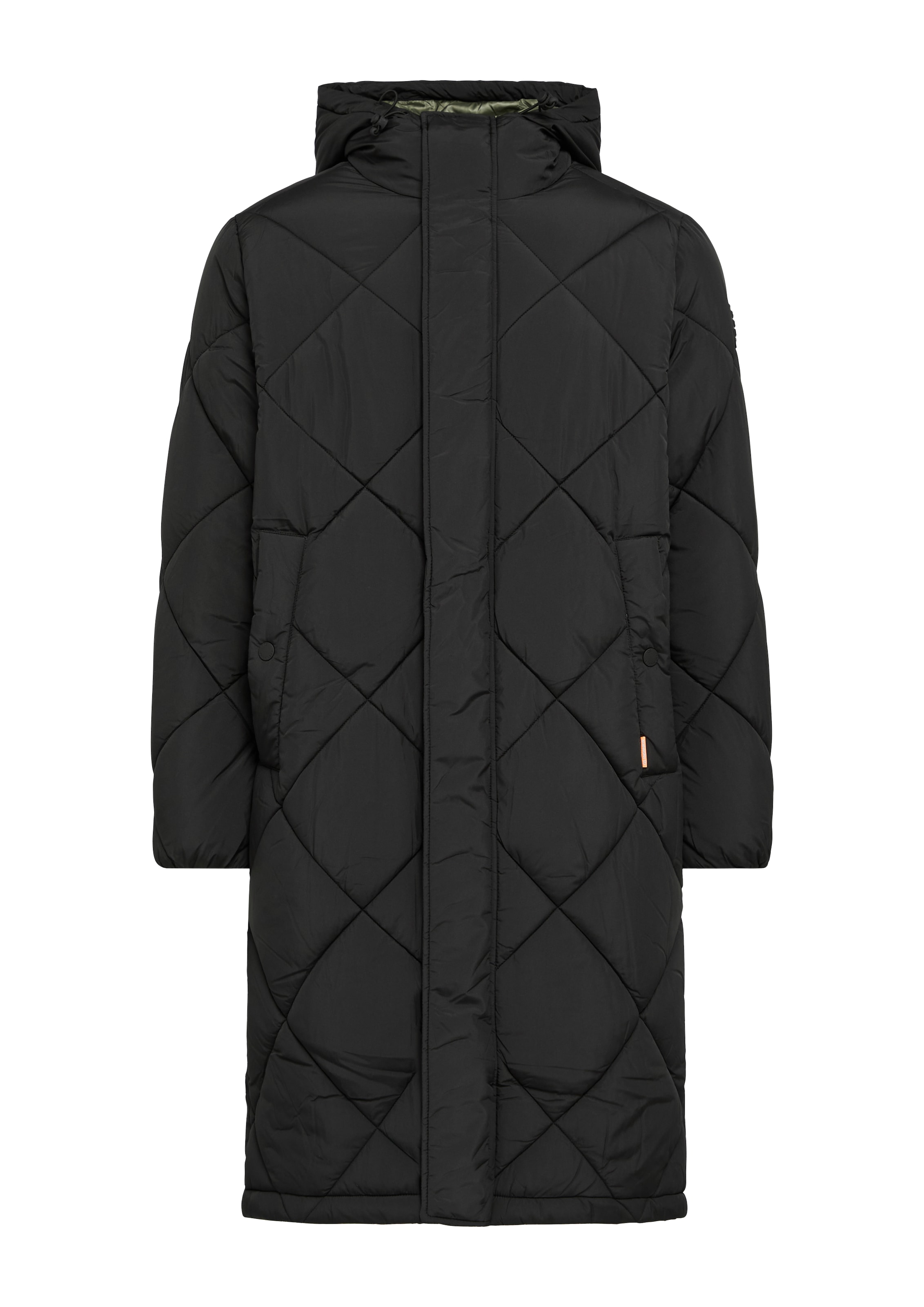 QS Übergangsmantel in Schwarz: Vorderseite