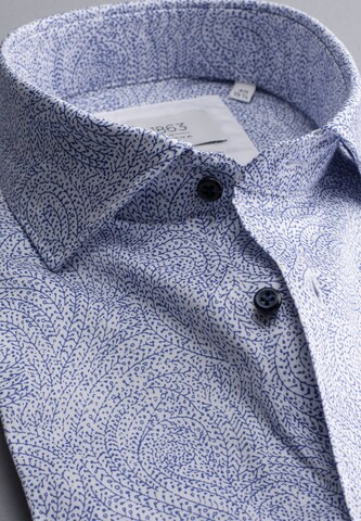 ETERNA Slim fit Button Up Shirt in Blue