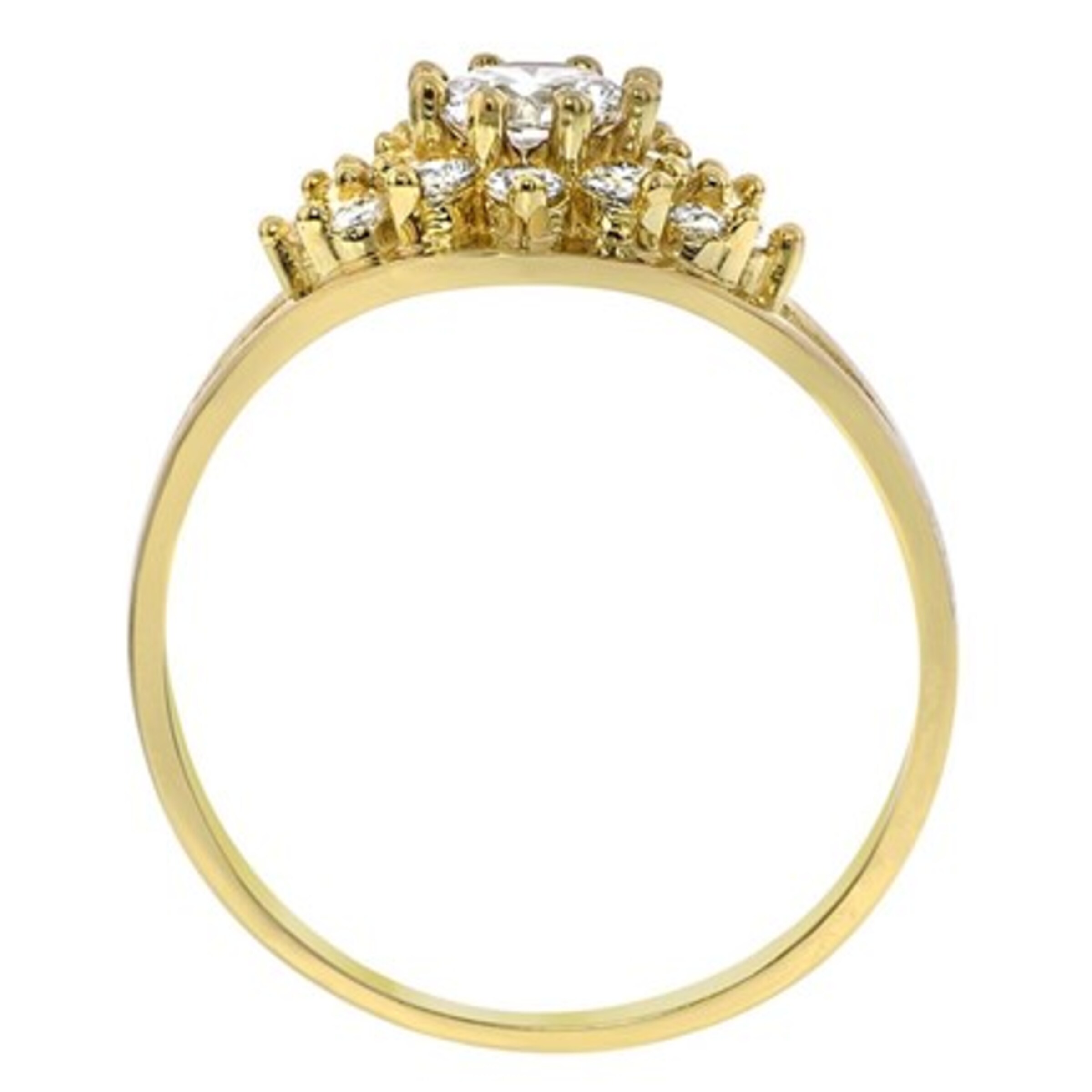 Bague 'Klassisch' Lucardi en or