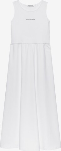 Calvin Klein Jeans Dress in White: front