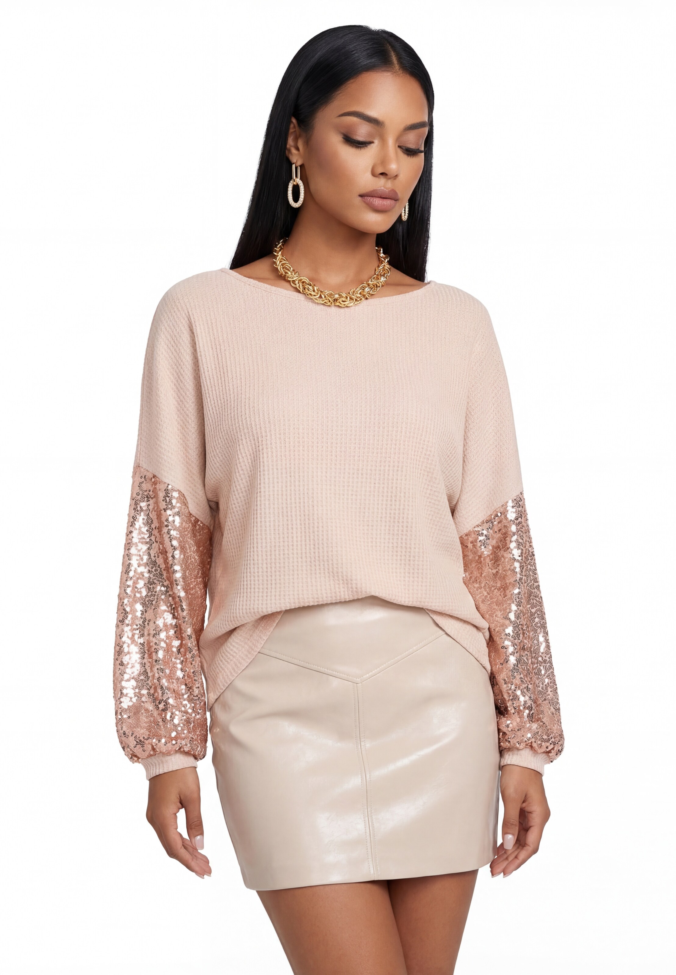 faina - Camiseta en beige: frente
