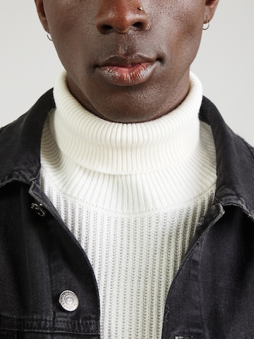 Pull-over 'JJPANNEL' JACK & JONES en blanc