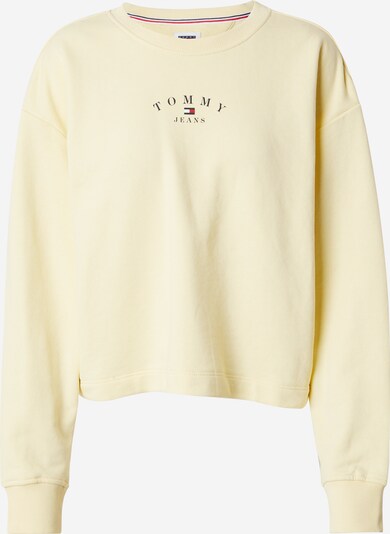 Tommy Jeans Sweatshirt 'Essential' in navy / hellgelb / rot / weiß, Produktansicht