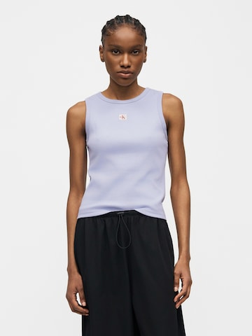 Calvin Klein Jeans Топ в Лиловый: спереди