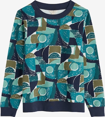 Seasalt Cornwall Sweatshirt ' 'Bright Wave' ' in Blue: front