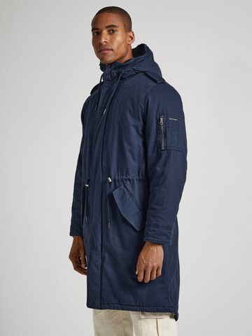 Pepe Jeans Winter Parka 'BOWIE' in Blue: front
