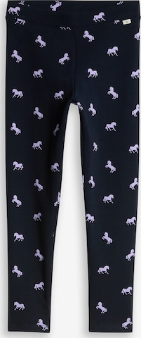 TOM TAILOR Slimfit Leggings in Blauw: voorkant