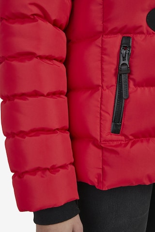 BRAVE SOUL Winter Jacket 'Pentagon' in Red
