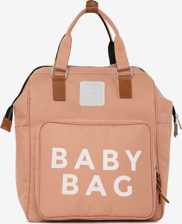 BagMori Backpack in Beige: front