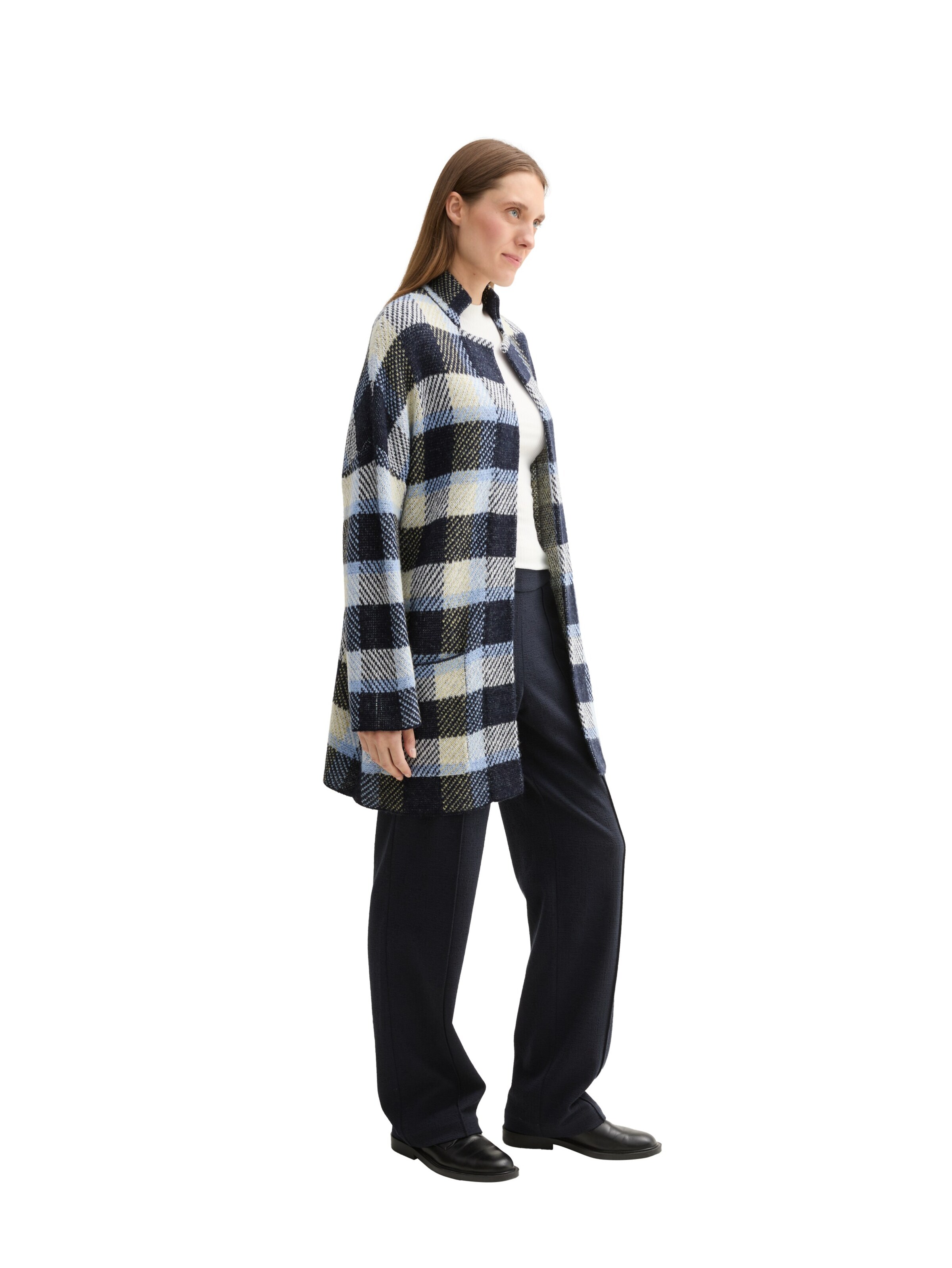 TOM TAILOR Strickjacke in Blau