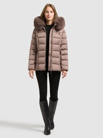 khujo Jacke 'Danida' in Braun