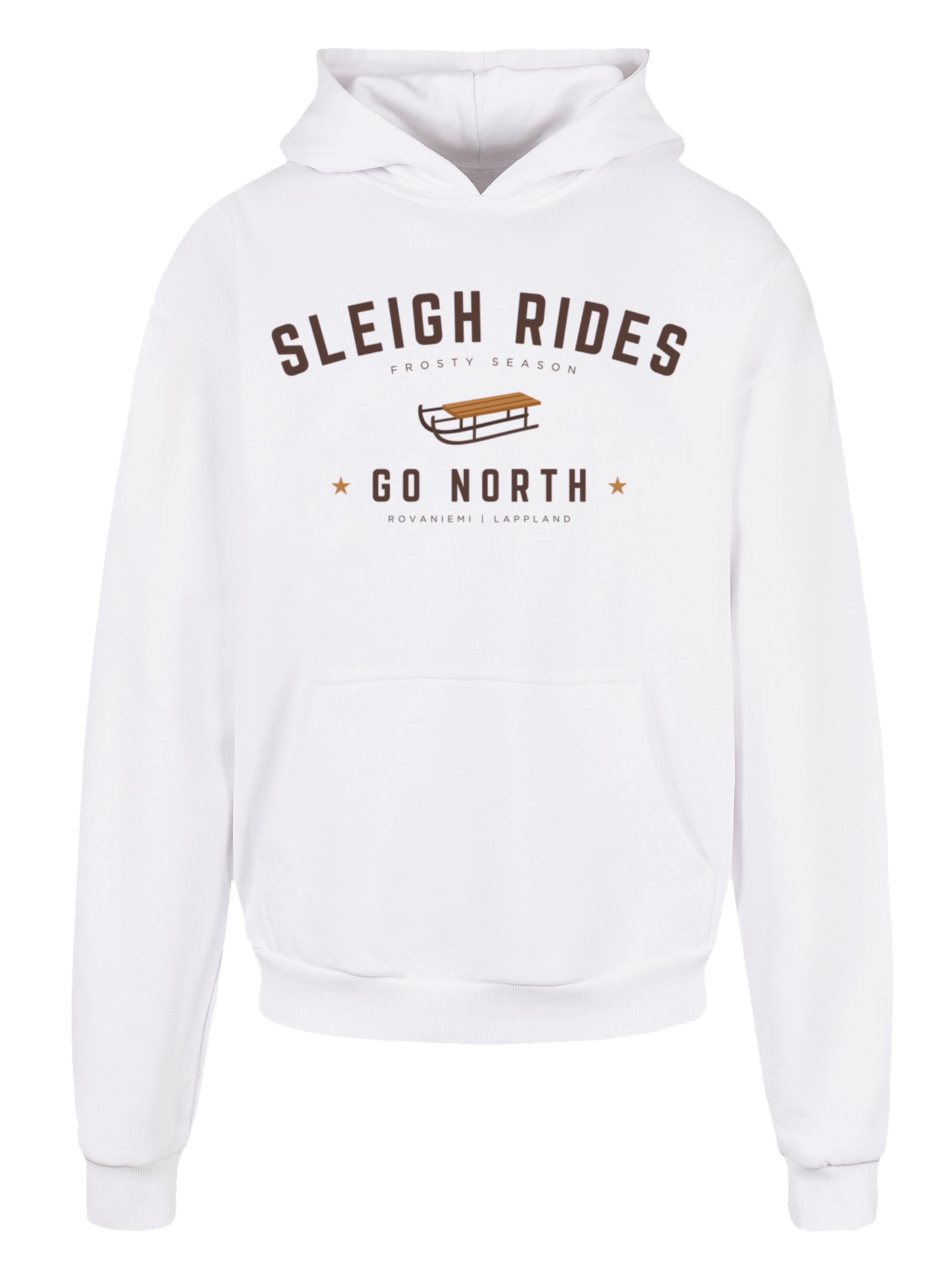 F4NT4STIC Sweatshirt in White: front