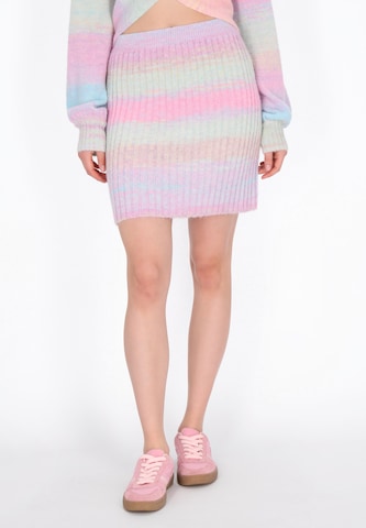 MYMO Skirt in Pink: front